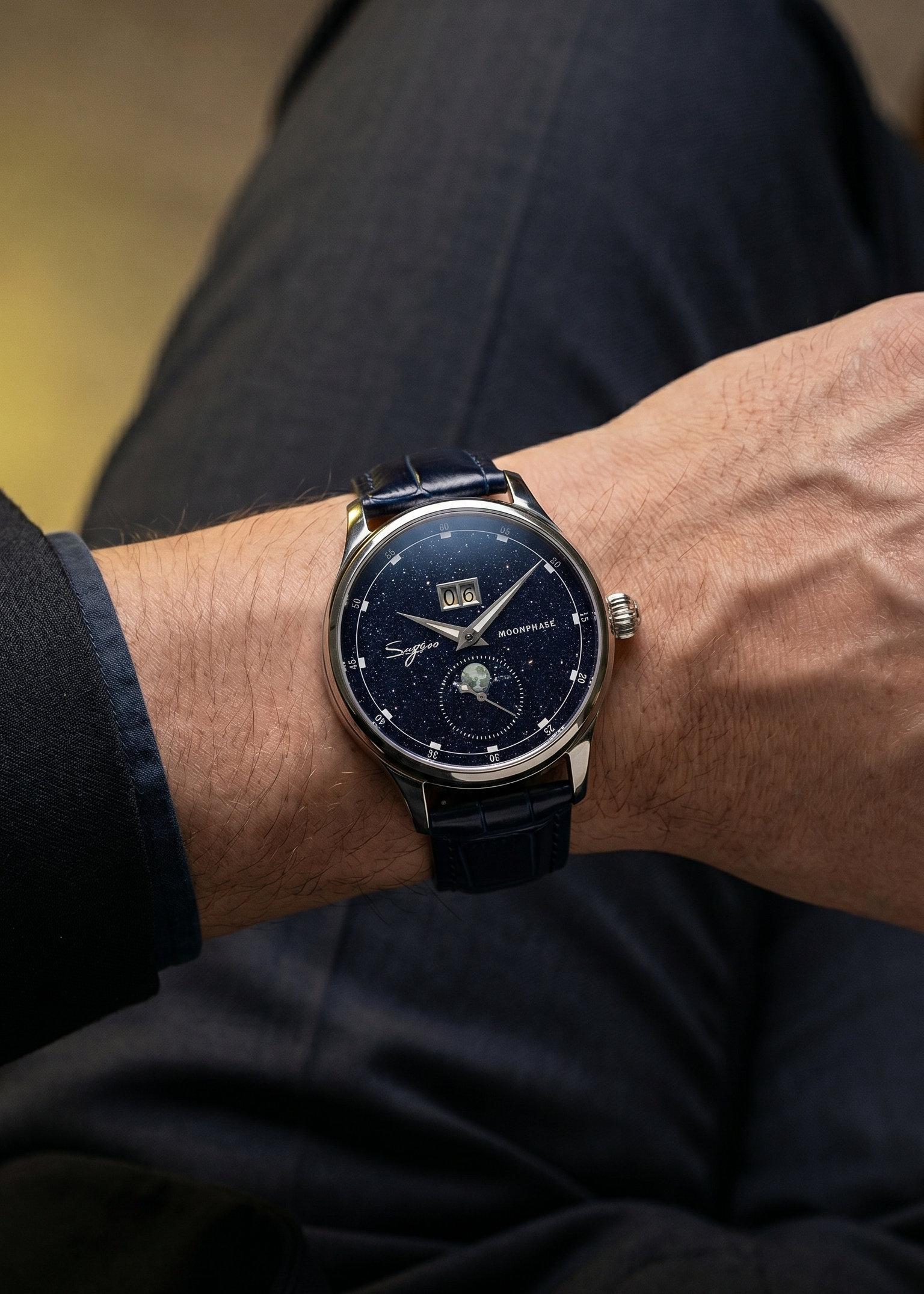 ★MOON★ VOXO Moonphase 40mm
